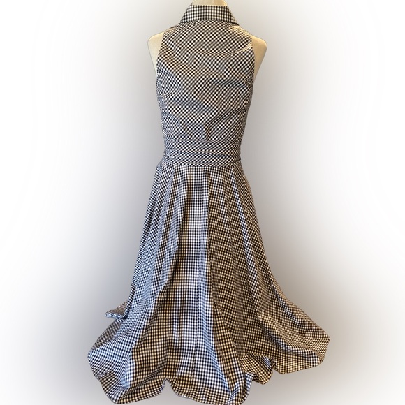 50’s Style American Living Black & White Gingham Dress - Picture 6 of 11